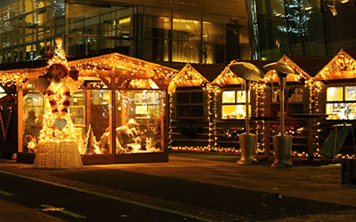 Vianočné osvetlenie verejného priestranstva